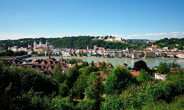 Dreiflüssestadt Passau in Bayern